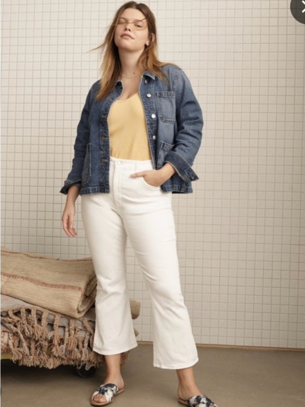 Madewell Cali Demi Boot Crop Jeans  29